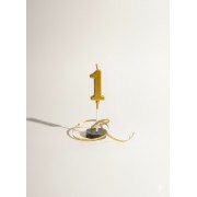 Золоті святкові свічки-цифри — стиль, який прикрашає кожне свято