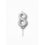 Срібні свічки-цифри