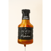 Фольгована кулька “Aged to Perfection” (пляшка віскі)